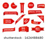 label tags. realistic price... | Shutterstock .eps vector #1626488680