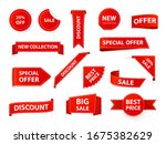 label tags. realistic price... | Shutterstock . vector #1675382629