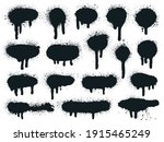 painted spray elements. grunge... | Shutterstock .eps vector #1915465249