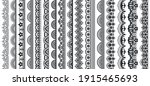 lace pattern elements. vintage... | Shutterstock .eps vector #1915465693