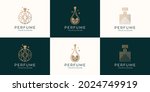 set of luxury bottle perfume... | Shutterstock .eps vector #2024749919