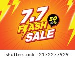 7.7 Flash Sale Thunder Poster...
