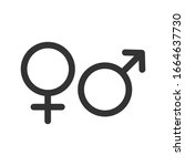 gender. male and female. man... | Shutterstock .eps vector #1664637730