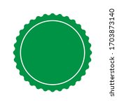 green stamps vector icon... | Shutterstock .eps vector #1703873140
