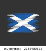 scotland flag brush vector... | Shutterstock .eps vector #2158400833