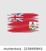 bermuda flag brush vector... | Shutterstock .eps vector #2158400843