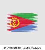 eritrea flag brush vector... | Shutterstock .eps vector #2158403303
