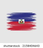 haiti flag brush vector... | Shutterstock .eps vector #2158404643