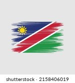 namibia flag brush vector... | Shutterstock .eps vector #2158406019