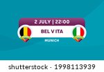belgium vs italy match vector... | Shutterstock .eps vector #1998113939