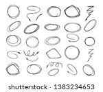 vector illustration of pointers ... | Shutterstock .eps vector #1383234653