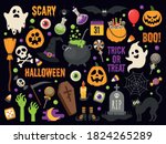 set of vector characters and... | Shutterstock .eps vector #1824265289