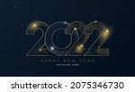 Happy New Year 2022 Gold...