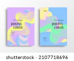 cover design in pastel colors... | Shutterstock .eps vector #2107718696