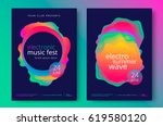 electronic music fest and... | Shutterstock .eps vector #619580120