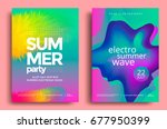 electronic music fest and... | Shutterstock .eps vector #677950399