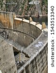 Small photo of Beautiful picture showing Kouga Dam's retaining wall