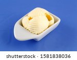Small photo of Butter, very unctuous product, widely used in breakfast. Usually made from the cream of cow's milk, very caloric.