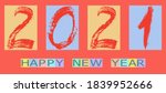 design template for a greeting... | Shutterstock .eps vector #1839952666