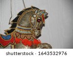 Small photo of Decorative Spanish sequins war horse