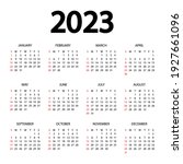 2023 Calendar Year Vector...