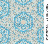  arabesque ornament pattern... | Shutterstock .eps vector #2140129889