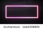 abstract pink neon lighting... | Shutterstock . vector #1666508800