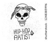 urban street hip hop gangsta... | Shutterstock .eps vector #1248385996
