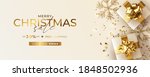 christmas sale  two premium 3d... | Shutterstock . vector #1848502936