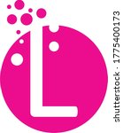 word logo design on pink | Shutterstock .eps vector #1775400173