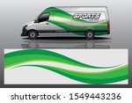 van wrap livery design. ready... | Shutterstock .eps vector #1549443236