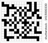 Crossword Pixel Pattern Vector...