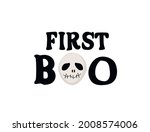spooky ghost . halloween vector ... | Shutterstock .eps vector #2008574006