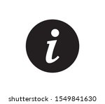 information icon vector. faq... | Shutterstock .eps vector #1549841630