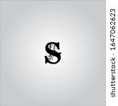s letter logo with nice white... | Shutterstock .eps vector #1647062623