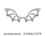 hand drawn illustration of bat... | Shutterstock .eps vector #2149617379