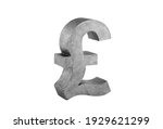 Pound Symbol Isolated On White...