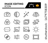 image editing line icons set.... | Shutterstock .eps vector #1679758309