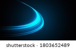 abstract blue speed lights... | Shutterstock .eps vector #1803652489