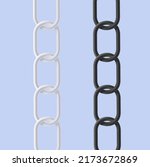 3d chain illustration  white... | Shutterstock .eps vector #2173672869