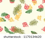 tropical background. green ... | Shutterstock .eps vector #1170134620