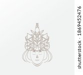 women's logo  inspired by a... | Shutterstock .eps vector #1869452476