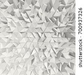 white abstract triangles... | Shutterstock . vector #700937326