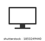 Monitor Screen Vector Icon....