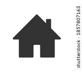 home icon. house symbol button. ... | Shutterstock .eps vector #1857807163