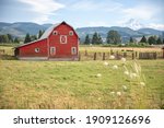 Traditional American Farm With...