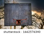 Rusty Old Basketball Hoop...
