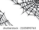 Spider Web Corners On White...