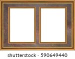 isolated photo frame picture... | Shutterstock . vector #590649440