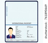 Vector Illustration Passport...
